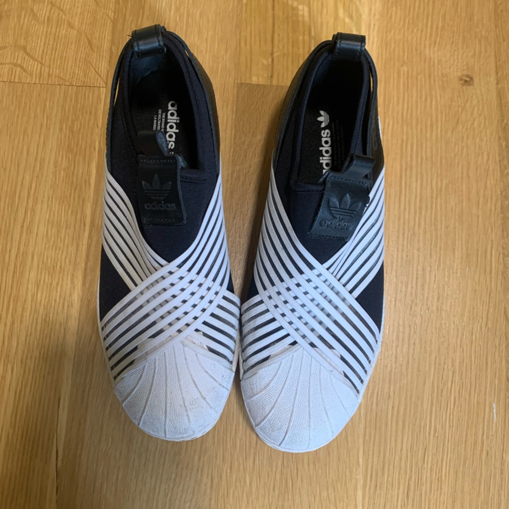 Adidas superstar slip ons